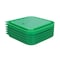 Cambro 2 & 4 qt. Square Kelly Green Lid, PK6 PK6 SFC2452 - alternate 3
